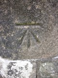 Image for Cut Mark, Church, Broad Street, Llanfair Caereinion, Powys, Wales, UK