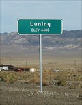 Image for Luning, Nevada, USA, Elevation 4,480 feet