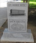 Image for St George Hotel marker - Sacramento, CA
