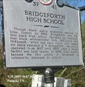 Image for FIRST - Black High School-Bridgeforth High School - Pulaski TN