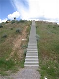 Image for Stairways to the Captain Jefferson Hunt monument - Idaho