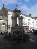 Image for The Market Cross with Fountain, Market Place, Wells, Somerset.