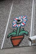 Image for Invader Street Art Mosaic -- Southbank Walking Path, London Borough of Lambeth -- UK