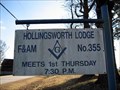 Image for Hollingsworth Lodge F&AM # 355