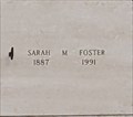 Image for 103 - Sarah M. Foster - Sunset Memorial Park - Albuquerque, NM