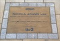 Image for Nicola Adams MBE - In Front Of Olympic Post Box - Leeds, UK