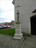 Image for Kríž u vchodu do kostela, Nový Rychnov, Czech Republic