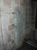 Image for Stone coffin cover, St Michael & All Angels, Stoke Prior, Worcestershire, England