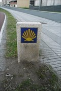 Image for Way Marker Paseo Maritimo (right side) - Cee, Spain