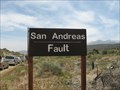 Image for San Andreas Fault Sign - Pearblossom, CA
