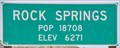 Image for Rock Springs, Wyoming ~ Elevation 6271 Feet