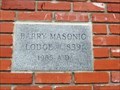 Image for 1985 - Barry Masonic Lodge No 839 - Barry, TX