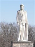 Image for JFK Statue - Oak Hill Cemetery, Taylorville, Illinois.