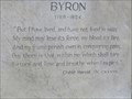 Image for Lord Byron - Villa Borghese Gardens - Roma, Italy