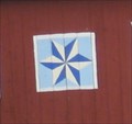 Image for "Star Block" Barn Quilt, rural Ireton, IA