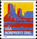 Image for 5¢ Butte Nonprofit Org Stamp - Monument Valley, Arizona