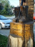 Image for "Lest We Forget" Carving, Mount Forest, Ontario