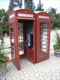 Image for Red Phone Booth Pair - Carmel Highlands, CA