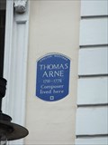 Image for Thomas Arne - 31 King Street, London, UK