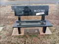 Image for McGuire Bench - Pilgrims Rest Cemetery, Stella, OK