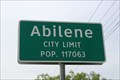 Image for Abilene, TX - Population 117063