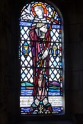 Image for St.Columba, St.Bridgid, St.Patrick and St.Margaret, The Stained Glass of St.Columba's Abbey, Iona, Argyll & Bute, Scotland.