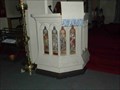 Image for Stone Pulpit, St Ambrose Catholic Church, Kidderminster, Worcestershire, England
