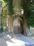 Image for Yew-bound doorway, St Edward's, Stow on the Wold, Gloucestershire, England