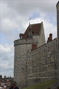Image for Queen Victoria Cypher Weathervane -- Curfew Tower, Windsor Castle, Windsor, Berkshire, UK