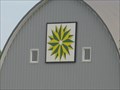 Image for “Double Star” Barn Quilt – rural Remsen, IA