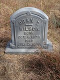 Image for Oran T. Wilson - Hardy Cemetery - Hardy, TX