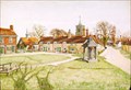 Image for “The Village Green, Westmill” by Irene Hawkins – Green, Westmill, Herts, UK