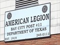 Image for American Legion Post #11 - Bay City, TX