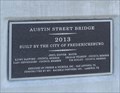 Image for Austin Street Bridge - 2013 - Fredericksburg, TX