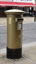 Image for Gold Post Box For Gold Medalist Jason Kenny - Bolton, UK