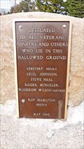 Image for Philipsburg Cemetery Veterans Memorial - Philipsburg, MT