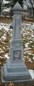 Image for P(eter) L(ewis) Huyett - Mt Mora Cemetery - St. Joseph, Mo.