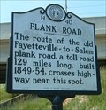 Image for Plank Road, Marker H-40