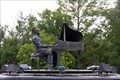 Image for Ray Charles playing his piano - Albany, GA