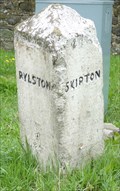 Image for Milestone - Corner of Sour Lane and Skipton Road, Thorlby, Yorkshire, UK.