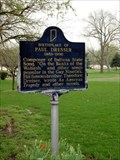 Image for Birthplace of Paul Dresser (1859-1906)
