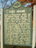Image for Fort Miami Historical Marker - St. Joseph, MI