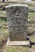 Image for FIRST Marked Burial in Faulkenberry Cemetery - Groesbeck, TX