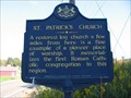 Image for St Patrick's Church State Historical Marker