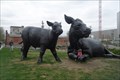 Image for Giant Metal Cow Statues  -  Denver, CO