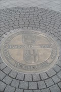 Image for Caldicot - Waghäusel Twinning Plaque, Caldicot Town Centre, Caldicot, Monmouthshire.