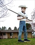 Image for Lazy "T" Ranch Cowboy Muffler Man - Lyons, Colorado