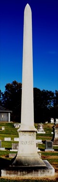 Image for Rose Family Obelisk - Anshe Chesed Cemetery - Vicksburg, MS