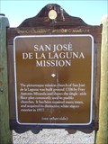 Image for San José De La Laguna Mission