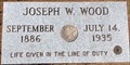 Image for Joseph W. Wood - Rose Hill Burial Park - OKC, OK